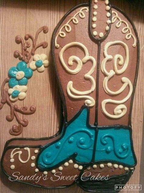 Boot Cake Ideas, Cowgirl Boot Cake, Cowboy Boot Cake, Boot Cake, Baking Ideas, Cowboy Boot, Sweet Cakes, Cake Pans, Cowgirl Boots