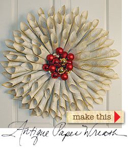 Jenna DeAngelis site for loads of cool craft ideas...shown, wreath from old… Book Wreath, Book Page Wreath, Book Page Crafts, Music Crafts, Paper Wreath, Paper Christmas Tree, Navidad Diy, Xmas Wreaths, Old Book Pages