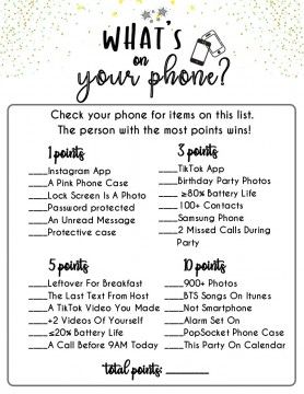 Whats On My Phone Game Questions, Phone Scavenger Hunt Game, Cell Phone Games For Party, Whats On Your Phone Game Free Printable, Games To Play Over The Phone, Cell Phone Scavenger Hunt, Challenges For Teens, Whats On Your Phone Game, Fun Games For Teenagers