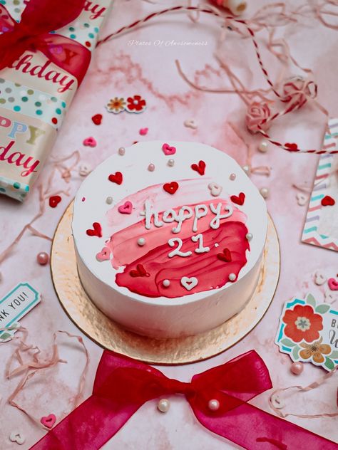 This bento cake is my 21st birthday cake i did this setup for my birthday theme shoot ❤️🌸✨ 21 Birthday Bento Cake, Cake Ideas For 21st Birthday Girl, Bento Cake Photoshoot, Bento Cake Photography, Bento Cake 21st Birthday, Aesthetic 21st Birthday Cake, Birthday Cake 21st Birthday Cake, 21 St Birthday Cake Ideas, 21 Cake Ideas 21st Birthday