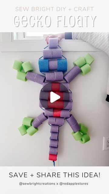 Pool Noodle Bead Animal, Things To Make With Pool Noodles, Bead Lizard, Noodles Ideas, Crafts Summer, Pool Noodle Crafts, Pool Floaties, Pony Bead Crafts, Pool Noodles