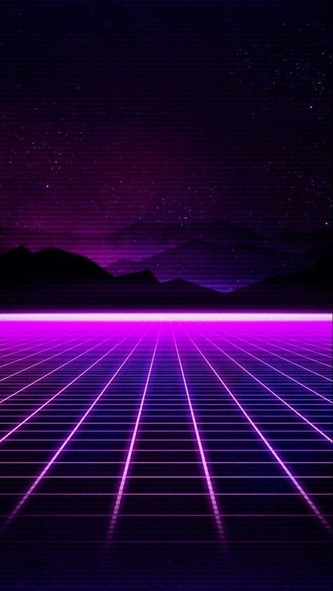 Synthwave Art, Grid Wallpaper, Wallpaper Estetika, Vaporwave Wallpaper, New Retro Wave, Ipad Background, Retro Background, Wallpaper Animes, Neon Aesthetic