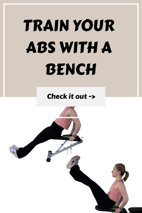 Train Your Abs with a Bench Explore the benefits of bench ab workouts for achieving your core fitness goals! Bench Ab Workout, Bench Leg Raises, Core Fitness, Ab Exercises, Strengthen Core, Abs Workout Routines, Abs Workout For Women, Toned Abs, Muscle Training