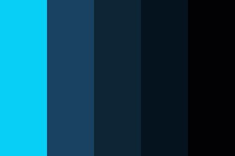 blue neon Color Palette Bright Blue Bedrooms, Neon Color Palette, Blue Pallets, Neon Colour Palette, Black Color Palette, Email Examples, Cool Color Palette, Color Schemes Colour Palettes, Blue Palette