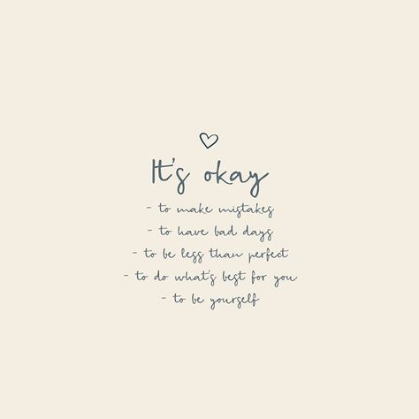 It’s ok friend 💛We all make mistakes, have bad days, are less than perfect. It's okay to do what's best for YOU and to always just BE YOURSELF.    #justbreathe #inspirational #motivational #motivation #motivationalquotes #quoteoftheday #create #success #focus #ceremonywellness #lifequote #inspo #qotd Do What Best For You Quotes, You Have To Do It Yourself Quotes, It’s Ok To Do What’s Best For You, It’s Okay To Have Bad Days, It’s Ok To Have Bad Days, Doing What’s Best For Me, It’s Okay To Make Mistakes, It’s Ok To Make Mistakes, Its Okay To Have Bad Days