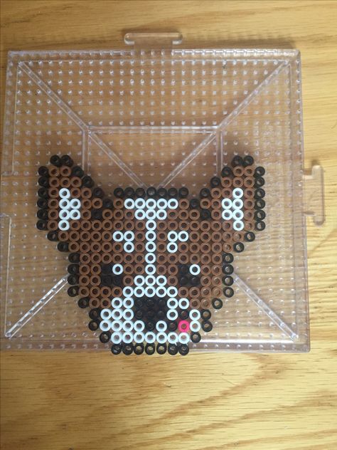 Chihuahua perler bead pattern Chihuahua Perler Beads, Perler Bead Dog Patterns, Dog Perler Bead Patterns, Hamma Beads Ideas, Melty Bead Patterns, Pearl Beads Pattern, Easy Perler Beads Ideas, Hamma Beads, Fuse Bead Patterns