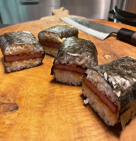 Musubi Spam, Spam Musubi, Japanese Food, Food Ideas, Bucket List, Chef, Japan