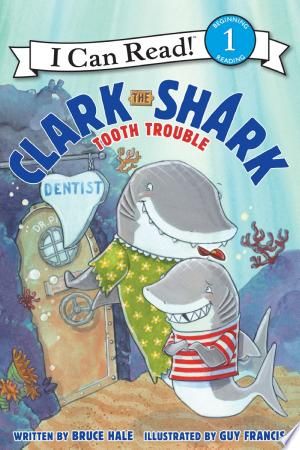 Clark the Shark: Tooth Trouble PDF By:Bruce HalePublished on 2014-12-30 by HarperCollinsDon’t shed a tear, 'cause there’s nothing to fear! Clark the Shark has a loose tooth and needs to visit the dentist. But he's heard that the dentist is scarier than a box of blue whales! Uh-oh, and oh no! Can Clark find a way to stay cool when it comes to tooth trouble? Beginning readers will be entertained and reassured by this clever, funny twist on a dentist visit in this I Can Read story featuring their f Clark The Shark, Quiz Names, Shark Facts, I Can Read Books, Sounding Out Words, Blue Whales, Dentist Visit, Loose Tooth, The Dentist