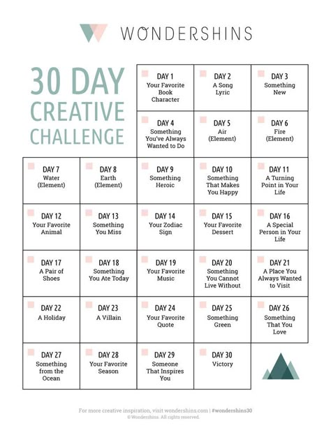 30 Day Instagram Challenge, Challenge 30 Day, Change Quotes Positive, 30 Day Writing Challenge, Comunity Manager, Art Journal Challenge, Music Challenge, Creative Prompts, 30 Day Song Challenge