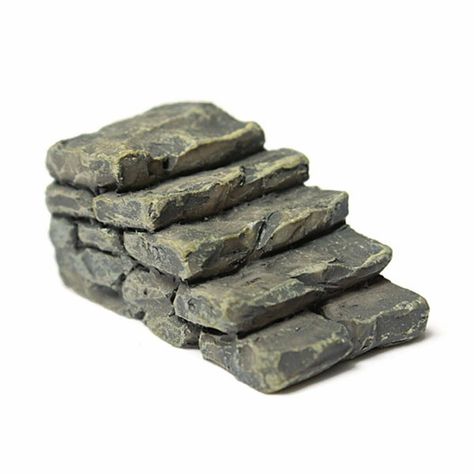 RESIN BRIDGE STAIR Pot Plant Bonsai Craft Straight Stairs Gray N3 - $0.99. 121990194931 Stone Step, Miniature Terrarium, Plant Crafts, Garden Plant Pots, Miniature Fairy Garden, Garden Stepping Stones, Garden Decor Items, Mini Craft, Fairy Doors