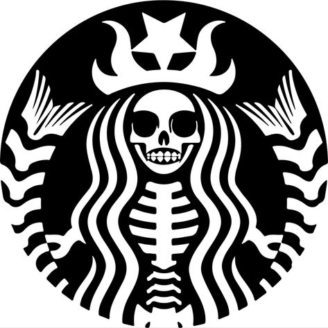 Halloween Starbucks, Skeleton Witch, Starbucks Svg, Witch Svg, Starbucks Logo, Skeleton, Witch, Cricut, T Shirts