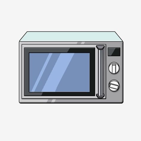 Microwave Oven Drawing, Microwave Picture, Microwave Illustration, Microwave Drawing, Tv Head Art, German Worksheets, Vector Furniture, Microwave Kitchen, Game Sprite