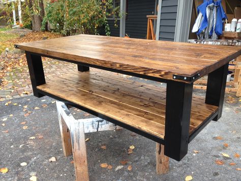 4x4 leg coffee table Coffee Table Legs Ideas Wooden, 4x4 Table, 4x4 Table Legs Diy, Wood Coffee Table Diy, Diy Table Legs, Kitchen Table Legs, Made Coffee Table, Coffee Table Plans, Wood Table Diy