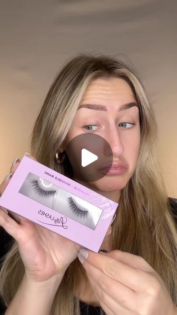 Katie Farhood on Instagram: "the official “I F*#%ing Suck At Applying False Eyelashes! Makeup Tutorial” ✨😂  I know they look scary and difficult, but once you do these steps and get the hang of it, it gets easier every time!   ____________________ #makeup #makeuptutorial #makeuphack #eyelashes  #makeuptips #falseeyelashes #striplashes #eyelashtutorial #beauty" Easy False Eyelashes, How To Make False Eyelashes, How Do You Put On Fake Eyelashes, Diy False Eyelashes, How To Put Eyelashes, How To Apply Fake Eyelashes, How To Put Eyelashes On, Fake Lashes Tutorial, Fake Eyelashes Applying Tutorial