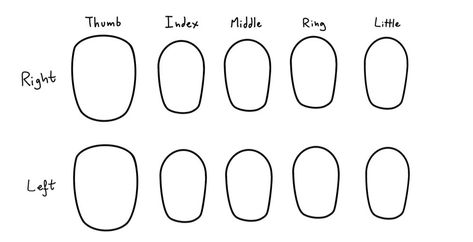 Nail Art Base Drawing, Hand For Nail Design Draw, Nail Outline Drawing, Nail Design Base Drawing, Empty Nail Template, Nail Base Drawing, Nails Template Designs, Nail Drawing Template, Nail Design Template