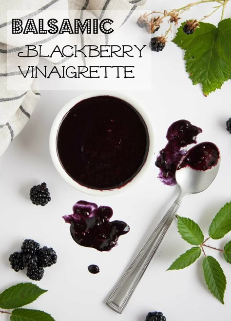 Blackberry Vinaigrette, African Peanut Soup, Blackberry Recipes, Vinaigrette Recipes, Dressing Recipes, Berries Recipes, Balsamic Vinaigrette, Recipes Homemade, Salad Dressing Recipes