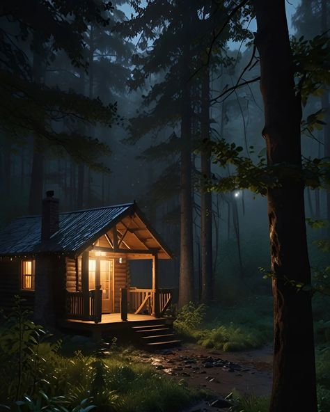 Enjoying a cozy evening in this charming cabin nestled in the woods, surrounded by the tranquil whispers of nature 🌲✨ #CabinVibes . . Mobile Wallpaper Download Link In Bio Woods Dark, Cozy Cabin In The Woods, Forest Cabin, Writing Stories, Mini Ideas, Cozy Evening, Cottage In The Woods, Wood Wallpaper, Cabin Design