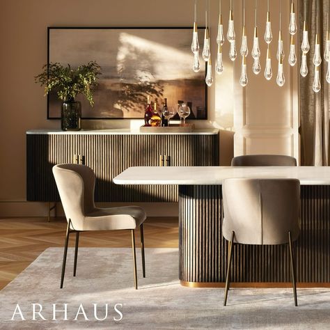 Fashion Island | @arhaus has arrived at Fashion Island, and we’re ready to celebrate! Stop by this weekend to explore Arhaus’ exquisite collections of… | Instagram Round Chandelier, Light Crafts, Elevated Style, Linear Chandelier, Seeded Glass, Stone Top, Modern Glass, Fall 2023, Formal Dining Room