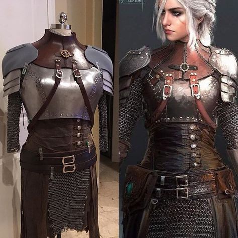 Made more progress on my Ciri Concept Armor build. Ciri Concept Armor WIP .  #ciri #ciricosplay #ciriofcintra #witcher3 #witchercosplay #costumer #costumemaker #leatherwork #leatherarmor #cosplay #costumedesign #costumedesigner #costumedesignersthatrock  Design by @klauswittmann666 Costume by @CostumeBiz Armor Tattoo Sleeve, Tattoo Armor, Dragon Scale Armor, Shoulder Armor Tattoo, Body Armor Tattoo, Chainmail Armor, Armor Dress, Viking Armor, Empire Ottoman