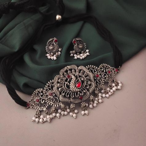 Oxidised jhumka