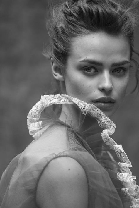 Birgit Kos, Bregje Heinen, Stealing Beauty, Elite Model Management, Harper’s Bazaar, Cover Model, Black And White Portraits, Fashion Portrait, Beauty Editorial