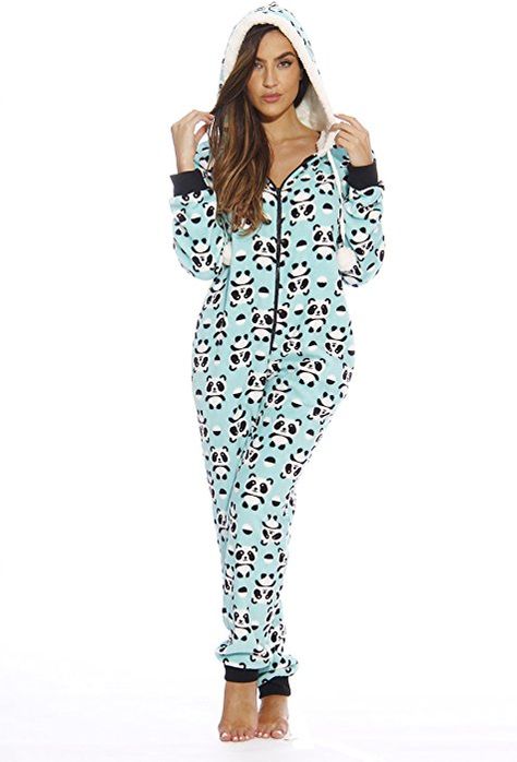 Amazon.com: 6416-S Just Love Adult Onesie / Pajamas, Panda Jam, Small: Clothing Adult Footie Pajamas, Adult Onesie Pajamas, Footie Pajamas, Birthday Gifts For Teens, Onesie Pajamas, One Piece Pajamas, Teenage Girls, Women Life