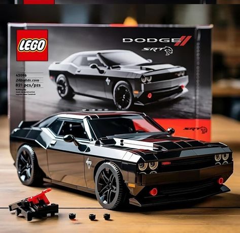 Kereta Sport, Dodge Challenger Hellcat, Dodge Srt, Awesome Lego, Hellcat Challenger, Lego Craft, Lego Creative, Lego Cars, Bmw E30