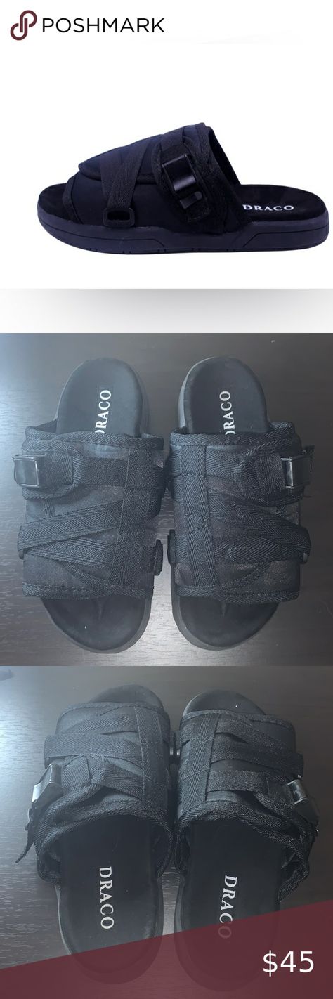 Draco Blackout Slipper Slides Black 7-8 Draco Slides Outfit, Draco Slides, Slides Outfit, Basketball Clothes, Cool Shoes, Swag Shoes, Minimalistic Design, Black 7, Me Too Shoes