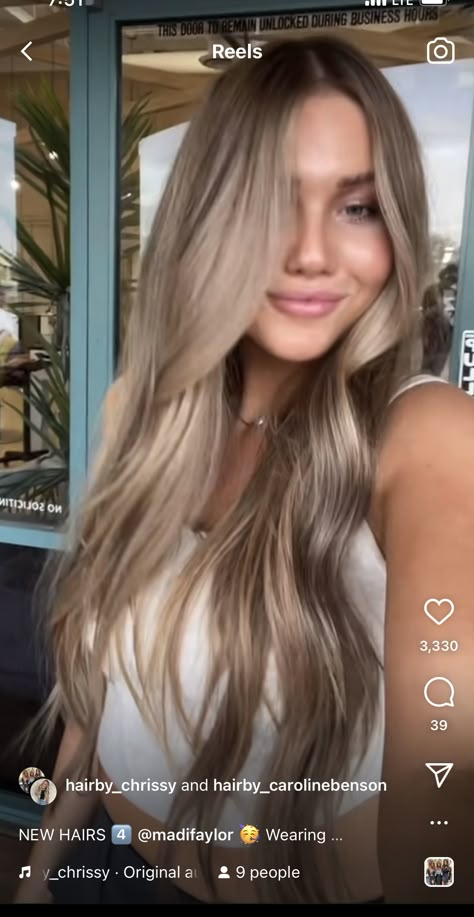 Mushroom Bronde Hair Color, Bronde Hair Balayage, Mushroom Blonde Hair Color, Level 7 Hair Color, Burnette Hair, Mushroom Blonde, Ash Blonde Hair Balayage, Beige Blonde Balayage, Blond Beige