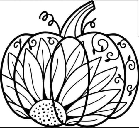 Sunflower Coloring Pages, Sunflower Pumpkin, Fall Coloring, Color Sheets, Easy Coloring, Fall Svg, Diy Cricut, Cricut Craft Room, Cricut Creations