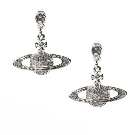 Vivienne Westwood Mini Bas Relief Drop Earrings ($135) ❤ liked on Polyvore featuring jewelry, earrings, vivienne westwood, clear drop earrings, vivienne westwood jewelry, clear crystal earrings and clear jewelry Vivienne Westwood Mini Bas Relief, Story Script, Vivienne Westwood Jewelry, Vivienne Westwood Earrings, Vivienne Westwood Jewellery, Clear Crystal Earrings, Bas Relief, Jewelry Inspo, Dream Jewelry