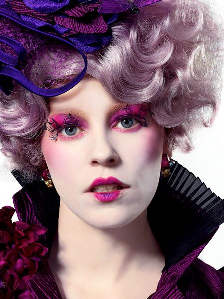 Effie Trinket Costume, Hunger Games Makeup, Hunger Games Effie, Hunger Games Fashion, Hunger Games Characters, Effie Trinket, Drag Make-up, Movie Makeup, Skirt Diy