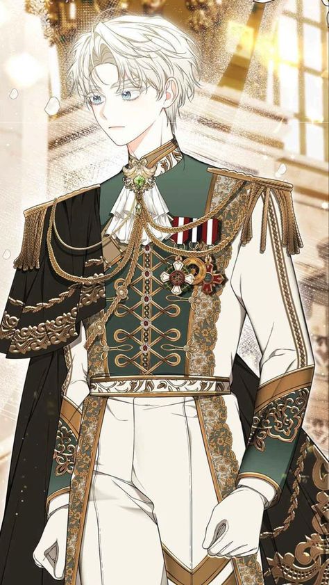 Prince Anime Royal, Prince Outfit Design, King Outfits Royal, Fantasy Prince Outfit, Male Fantasy Clothing Design, Male Fantasy Clothing, Royalty Clothing, Vestidos Anime, Prince Clothes