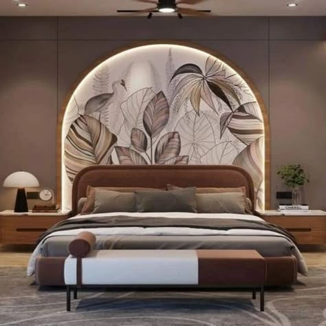 Bedroom Design Ideas ✨️| Interior design ✨️👌 . . . . #trendingpost #luxurybedroomdesign #smartlighting #bedroominteriors #trendinginterior #mainbedroom #luxuryinteriordesign #bedroomdecor #lightingdesign #bedroomdesign #sethiglassplywood #beforeandafter #explorepage #interiordesign #fypシ゚viralシfypシ゚viralシalシ #dreaminteriors #bedroominterior #foodreview #indianfoodrecipes #bollywoodmusic #quickhairstyles #biryanilovers Bedback Designs Modern Luxury, Bedback Designs Modern, Luxe Bedroom Design, Bed Back Wall, Instagram Bedroom, Bedroom Design Styles, 2024 Bedroom, Contemporary Bedroom Design, Stylish Bedroom Design