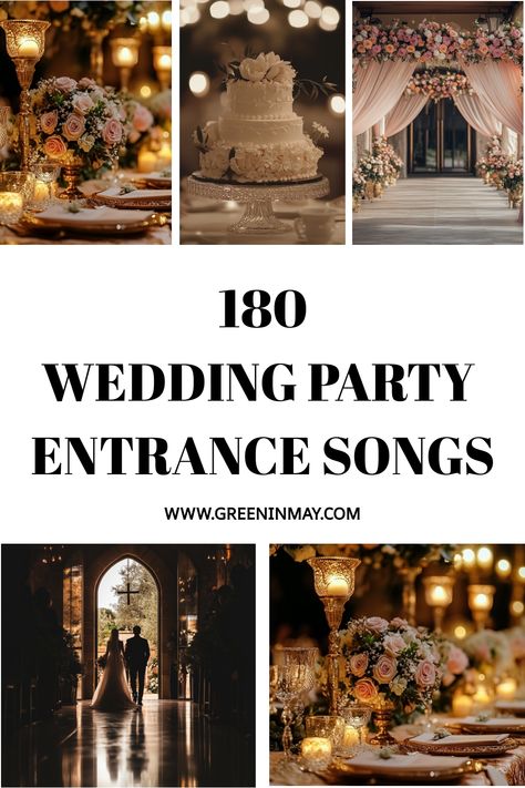 Make your big day unforgettable with Wedding Party Entrance Songs that set the tone for fun. From Reception Entry Songs that get the crowd cheering to Bridal Party Entrance Songs perfect for your squad, these tunes guarantee excitement. Don’t miss out on creating the ultimate vibe with Fun Wedding Reception Entrance Ideas. Wedding Party Entrance Songs, Bridesmaid Entrance Songs, Bridal Party Entrance Song, Reception Entrance Songs, Wedding Entrance Songs, Classic Rock Songs, Wedding Reception Entrance, Entrance Songs, Party Entrance