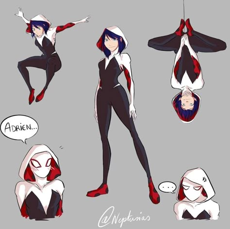 Spider Man Reference Poses Female, Asian Spidersona, Spider Woman Poses Reference, Female Spiderman Pose, Spidersona Base Eyes, Spiderman Oc Female Base, Spiderman Oc Names, Spiderman Oc Drawing Base, Spiderwoman Poses Reference