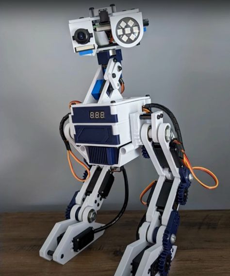 Build a bipedal companion robot - Raspberry Pi Robot Companion, Diy Robot, Motion Sensors, Lego Robot, Vision Board Inspiration, Software Engineer, Robot Design, He Is Able, Raspberry Pi