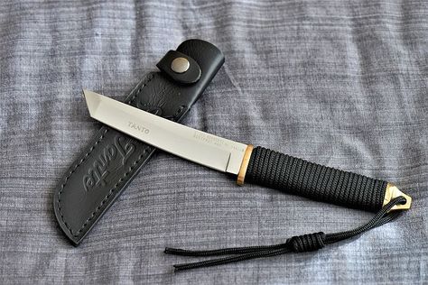 Tanto, Knife, Weapon, Sharp Edc Fixed Blade Knife, Survival Kit Items, Strider Knives, Tanto Blade, Boot Knife, Tanto Knife, Kydex Sheath, Edc Knife, Japanese Knife