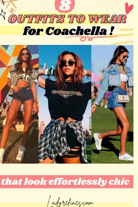 8 music festival outfits for Coachella! elegant & chic street style women outfits. music festival outfit ideas, what to wear to a Coachella party, coachella party ideas outfit, coachella party outfit fashion styles, music festival outfits casual boho bohemian, coachella outfit ideas street styles, woman outfit, trendy street style, classy street style, street-chic outfits, street style women summer, street style women casual, street style women casual summer, Coachella Outfit Ideas Street Styles, Simple Coachella Outfit, Coachella Outfit Ideas Bohemian, Coachella Party Outfit, Festival Outfits Casual, Outdoor Festival Outfit, Music Festival Outfits Casual, Coachella Outfit Boho, Coachella Fashion Outfits