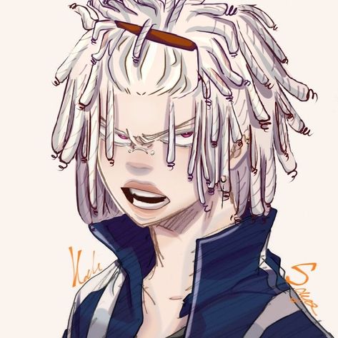 An Anime, Anime Character, Anime, Hair, White, Black