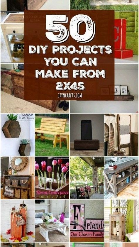 50 DIY projects you can make from 2x4s Woodworking Shelves, Woodworking Signs, Gifts Quotes, Diy Kitchen Lighting, Woodworking Quotes, Bookshelf Ideas, Woodworking Projects That Sell, Popular Woodworking, Woodworking Plan