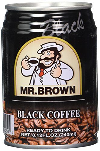 Mr Brown Black Coffee 812 Ounce Pack of 24 ** Learn more by visiting the image link. (This is an affiliate link) Canned Coffee, Mr Brown, Coffee Facts, Gourmet Food, Root Beer, Black Coffee, Coffee Brewing, Beer Can, Drinking Tea