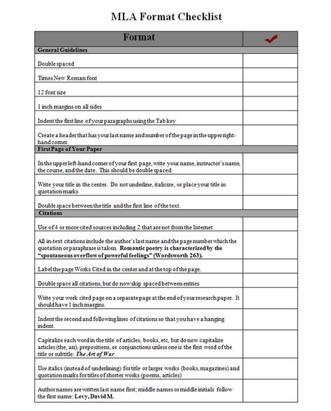 MLA Format checklist | MLA Format - Seawon's ESL portfolio Outline Essay, Descriptive Essay, College Admission Essay, Analysis Essay, Mla Format, Essay Format, Best Essay Writing Service, Critical Essay, College Admissions