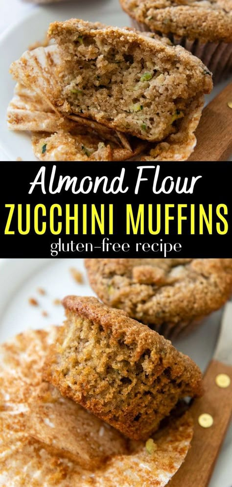 Dolce Poche Calorie, Healthy Low Fat Recipes, Almond Flour Muffins, Low Carb Low Fat Recipes, Baking Powder Uses, Dairy Free Breakfasts, Low Carb Muffins, Boiled Egg Diet Plan, Healthy Zucchini