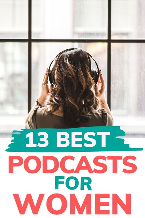 These podcasts for women are also made BY women, so you can find your community! This list of the best podcasts for women is written by a female podcast critic! #podcasts #women Funny Podcasts, Best Podcasts For Women, Rain Words, Free Podcasts, Podcasts For Women, Motivational Podcasts, Best Podcasts, Female Perspective, Podcast Topics