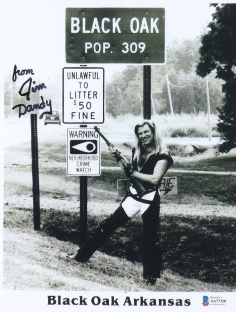 Jim "Dandy" Mangrum Signed 8x10 Photo Inscribed "From" (Beckett) | Pristine Auction Alan Freed, Jim Dandy, Arkansas Razorback, Im Coming Home, Arkansas State, Boogie Woogie, Southern Rock, Hard Body, Summer Dates