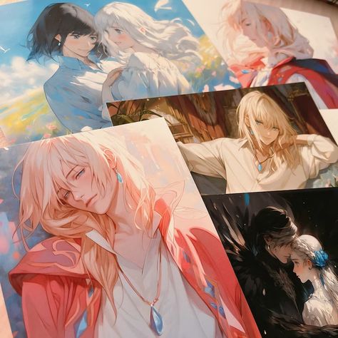 Anime Postcard Howl Postcard Setanime Fanart Prints Mini - Etsy Australia Anime Postcard, Corner Wall Art, Postcard Sticker, Mini Wall Art, Hayao Miyazaki Movies, Howl And Sophie, Mini Wall, Howls Moving Castle, Postcard Size