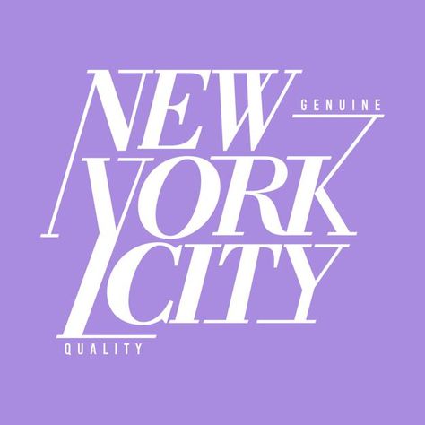 New York Typography Design, New York Logo Design, Premium Typography, New York Typography, Type Magazine, City Typography, Dance Theme, New York Design, New York Pizza