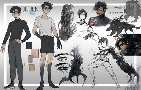 Wrapping Wounds Reference, Character Design Inspiration Male Modern, Incubus Character Design, Waving Pose Reference Drawing, Incubus Design, Monster Character Design Male, Male Demon Character Design, Monster Poses Reference, Demon Character Design Male