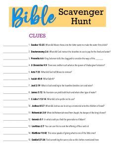 Books Of The Bible Scavenger Hunt, Free Bible Escape Room Printable, Bible Scavenger Hunt For Adults, Outdoor Bible Scavenger Hunt, Bible Scavenger Hunt For Youth, Bible Scavenger Hunt For Kids, Scripture Scavenger Hunt, Bible Scavenger Hunt, Pashtun People